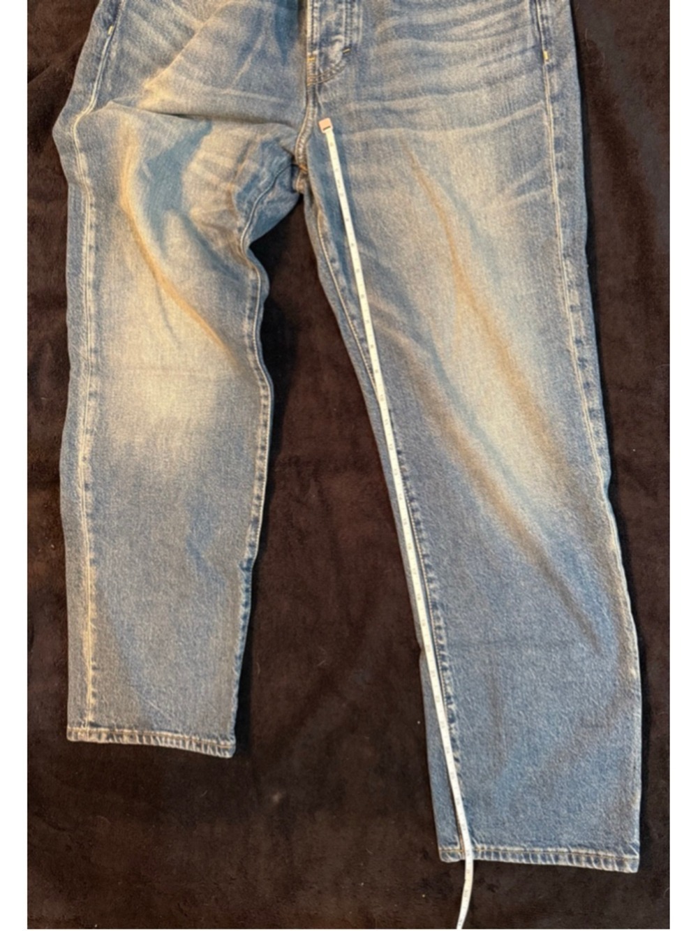 Women's Lucky Brand Blue 90s Loose High Rise Straight Leg Jeans Size 28 - Picture 4 of 5